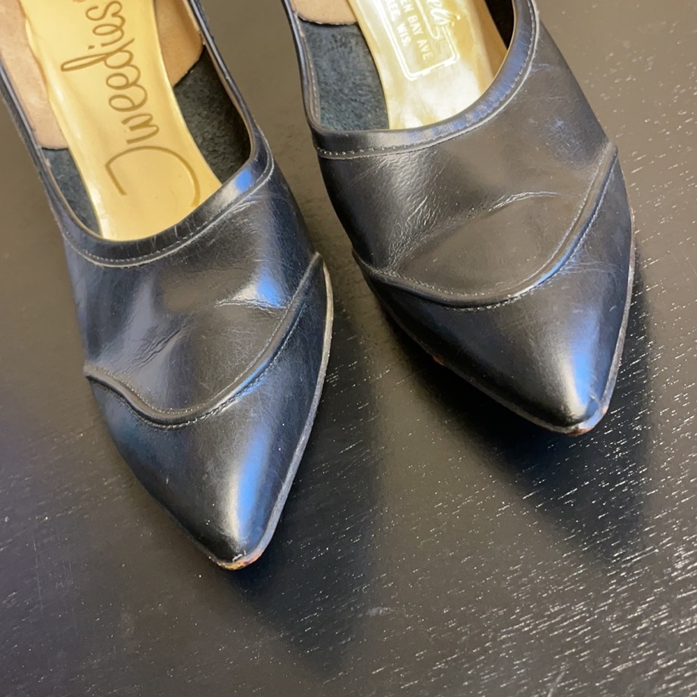 Vintage Tweedies leather pumps - Picture 2 of 7